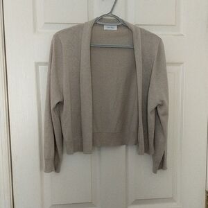 Calvin Klein Women's Beige Cardigan